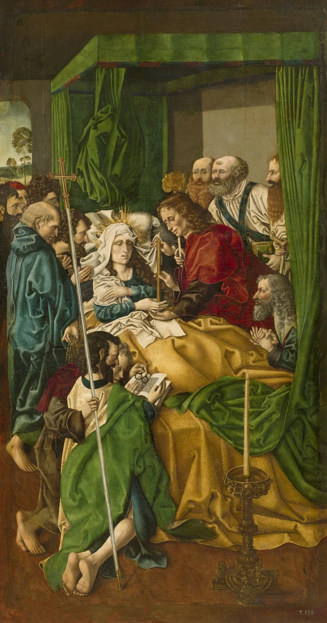 The Death of the Virgin, detail