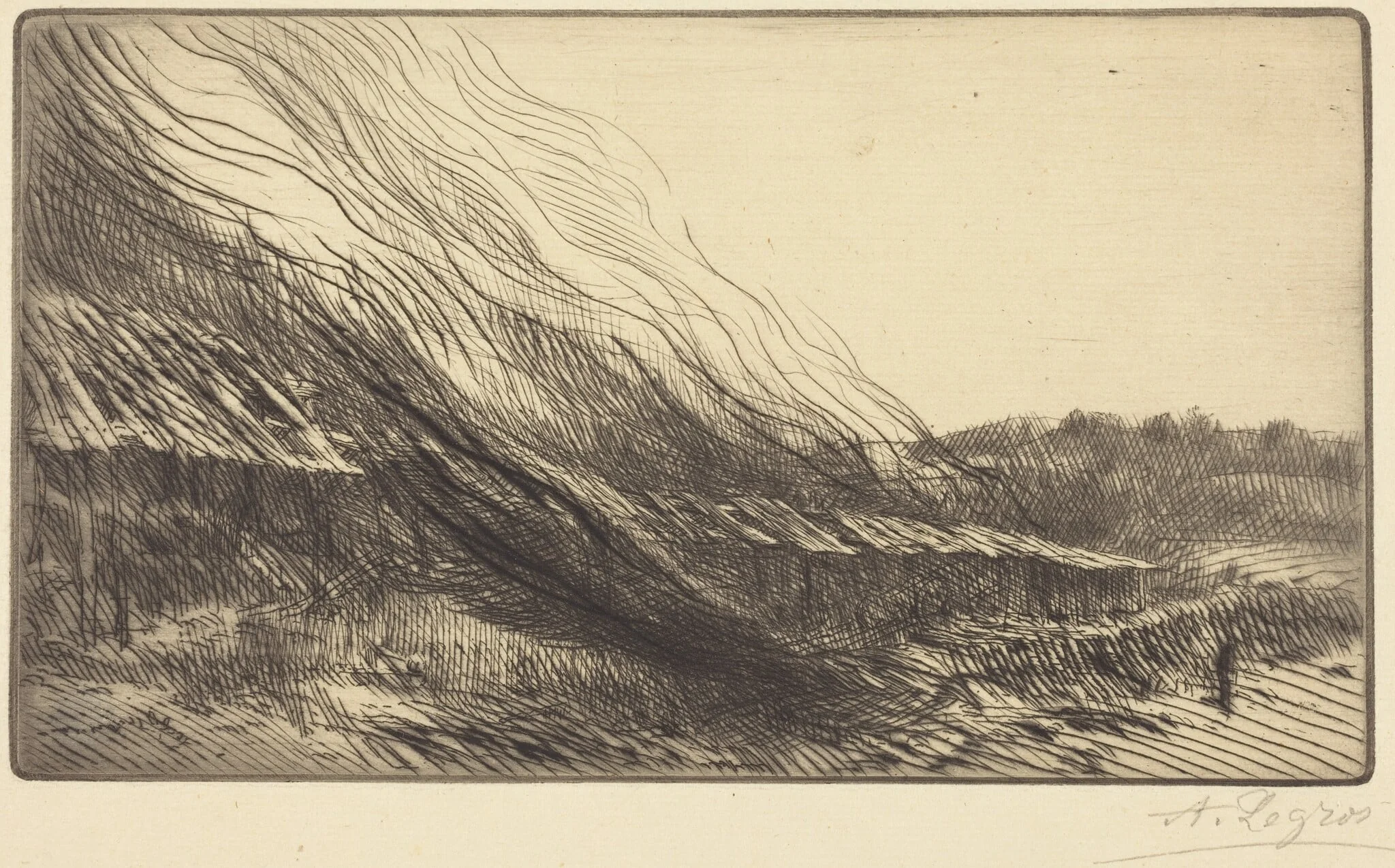 Rope-yards (Les corderies), detail