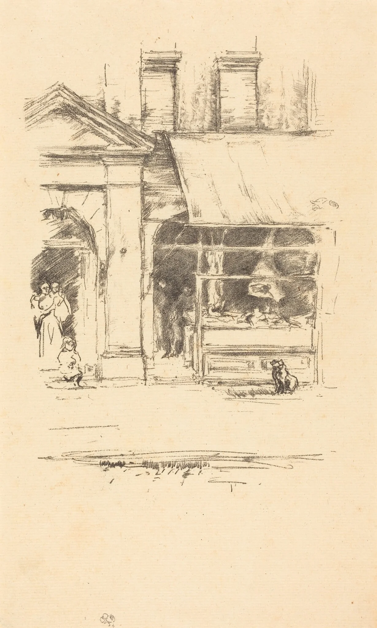 The Butcher's Dog, detail