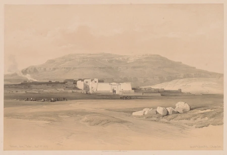 Egypt and Nubia: Volume II - No. 20, Medinet Abou, Thebes, detail