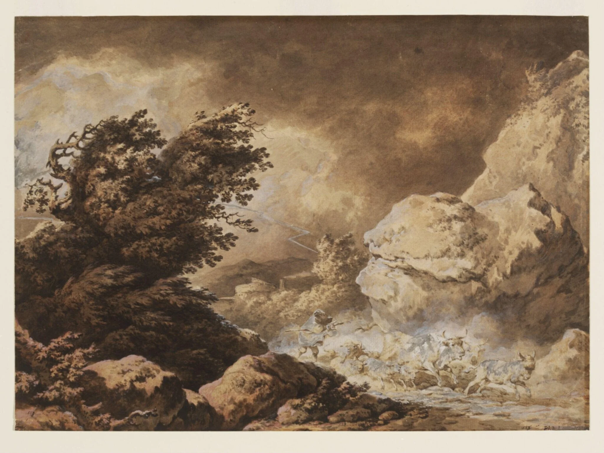 A Storm, detail