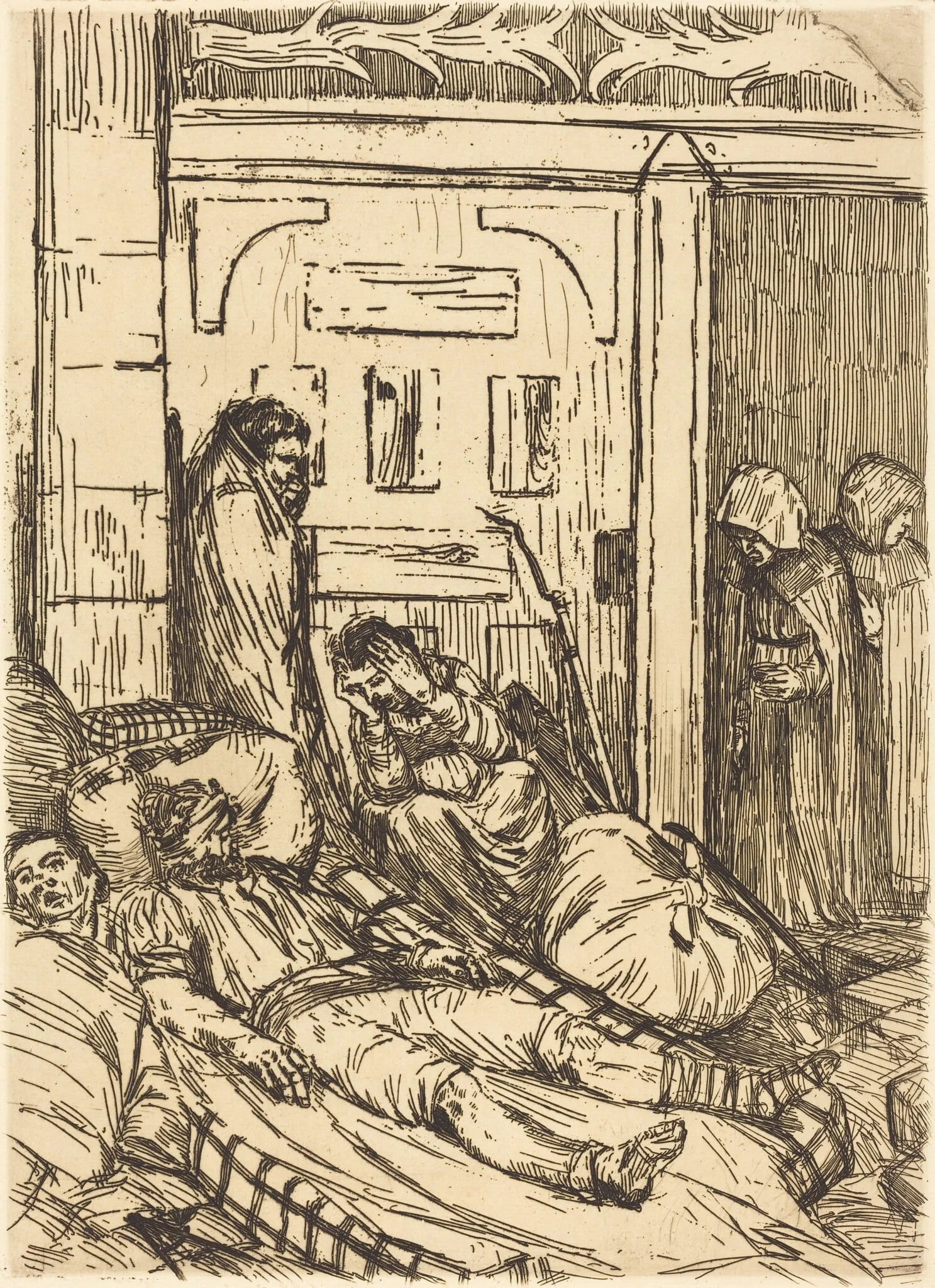 Field Hospital (L'ambulance), detail