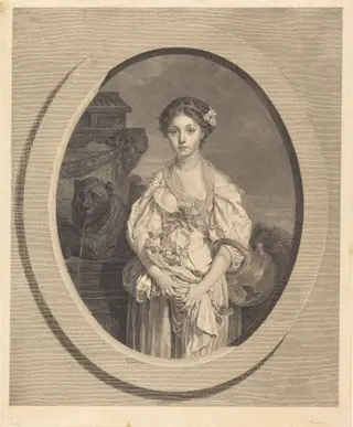 La cruche cassee, by Jean Massard, ink, 1773