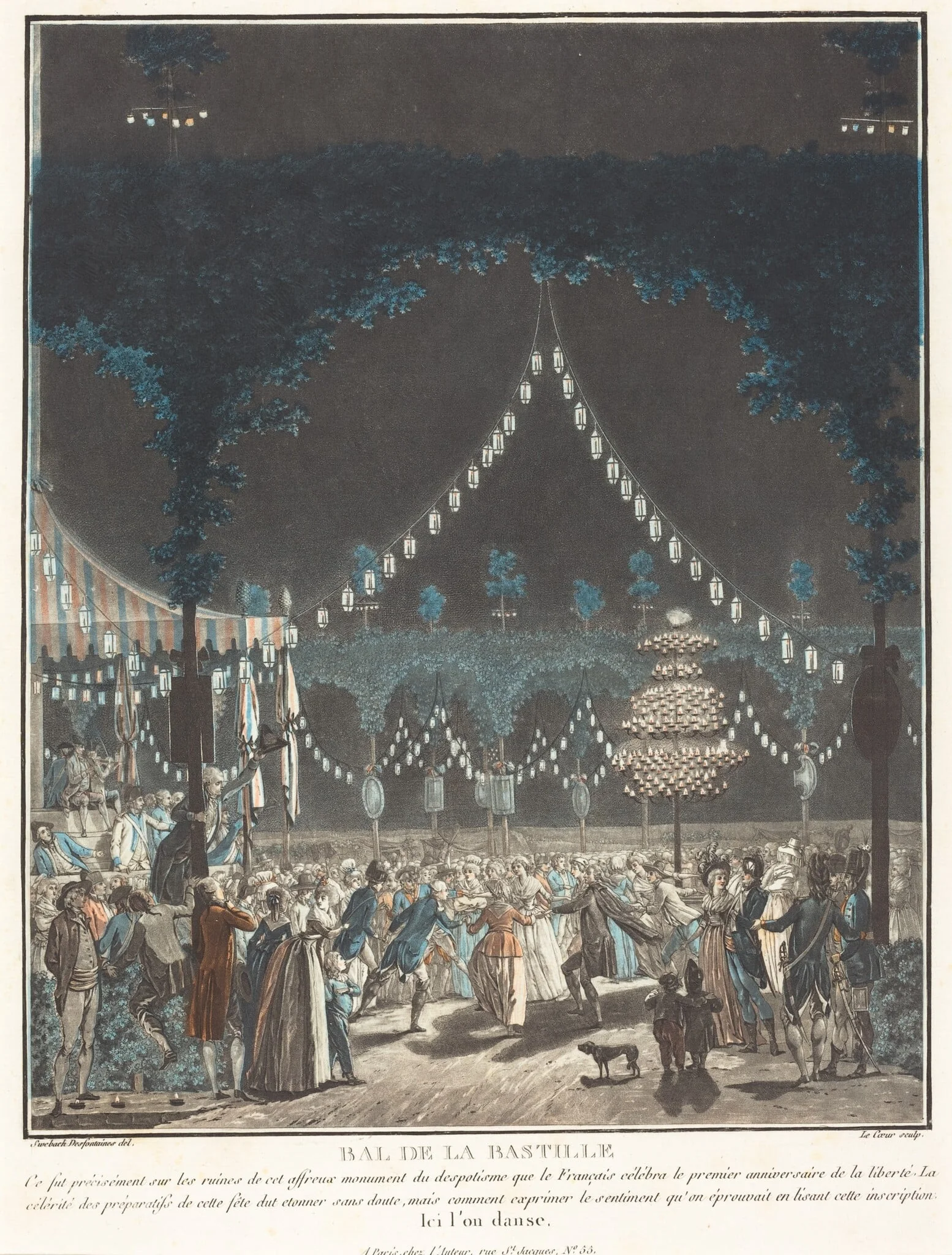 Bal de la Bastille, detail
