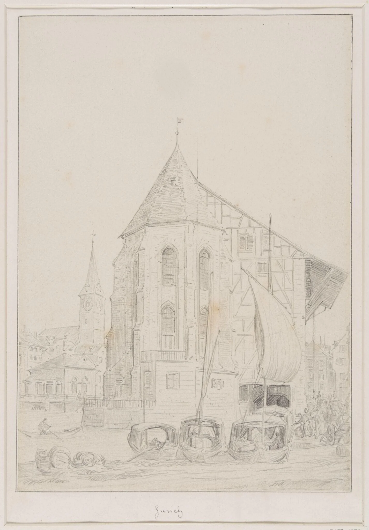 The Wasserkirche, Zurich, detail