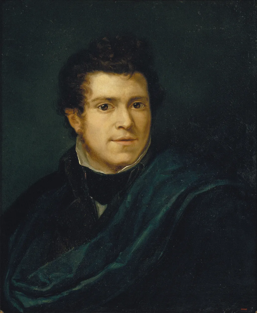 Self-portrait, by Pelegrí Clavé, oil, 1835
