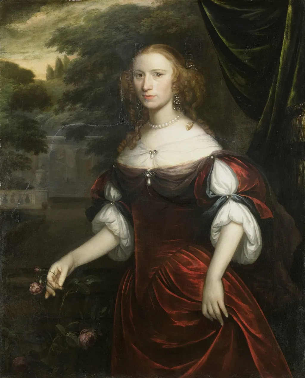 Portrait of a Woman, by Herman Verelst, unspecified, 1667