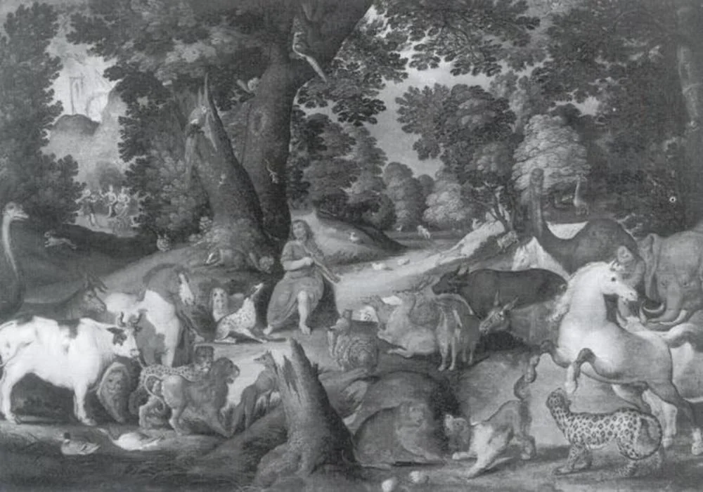 Orpheus Charming the Beasts, detail