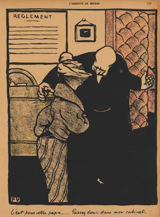 It's about your father..., by Félix Vallotton, 1901