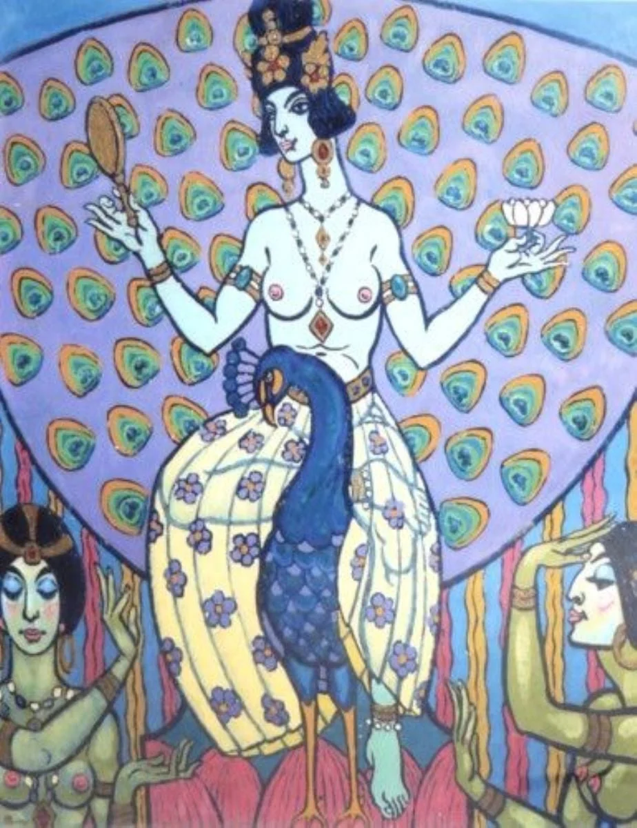 Floare de lotus, detail