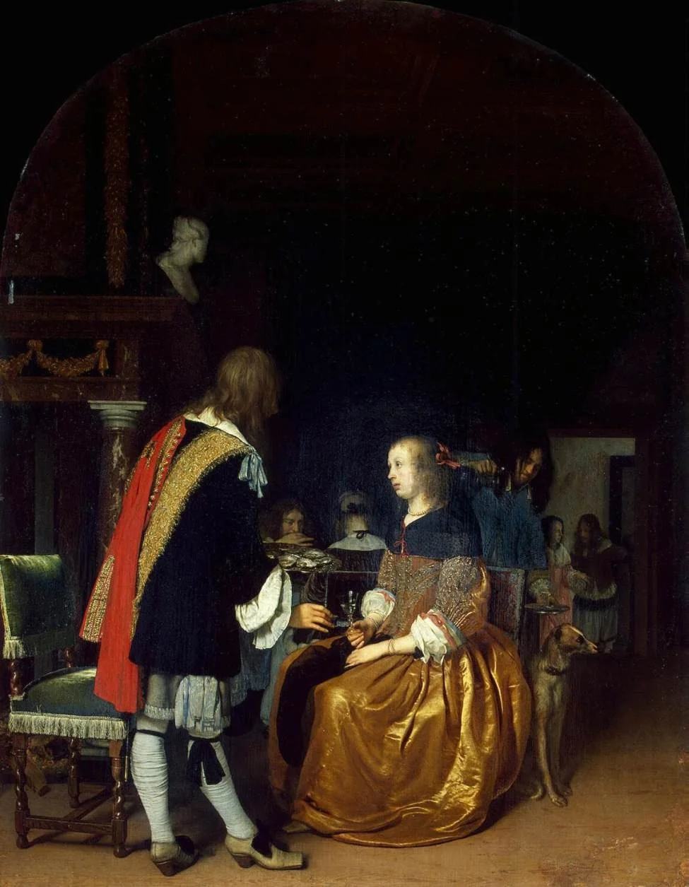 Oyster Eaters, detail