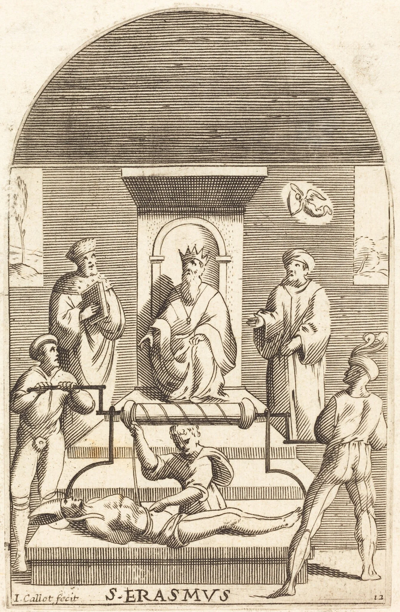 Martyrdom of Saint Erasmus, detail