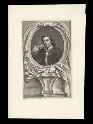 H Beard Print Collection, by Jacobus Houbraken, 1742