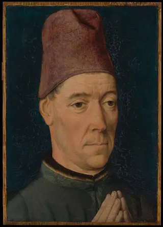 Portrait of a Man, by Dieric Bouts, oil, 1470