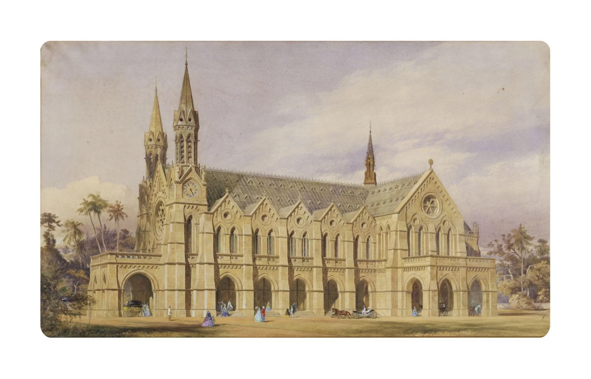 St James's Church, Calcutta, detail
