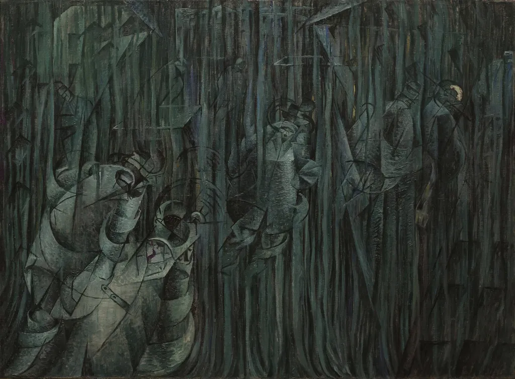 States of Mind III: Those Who Stay, by Umberto Boccioni, oil, 1911
