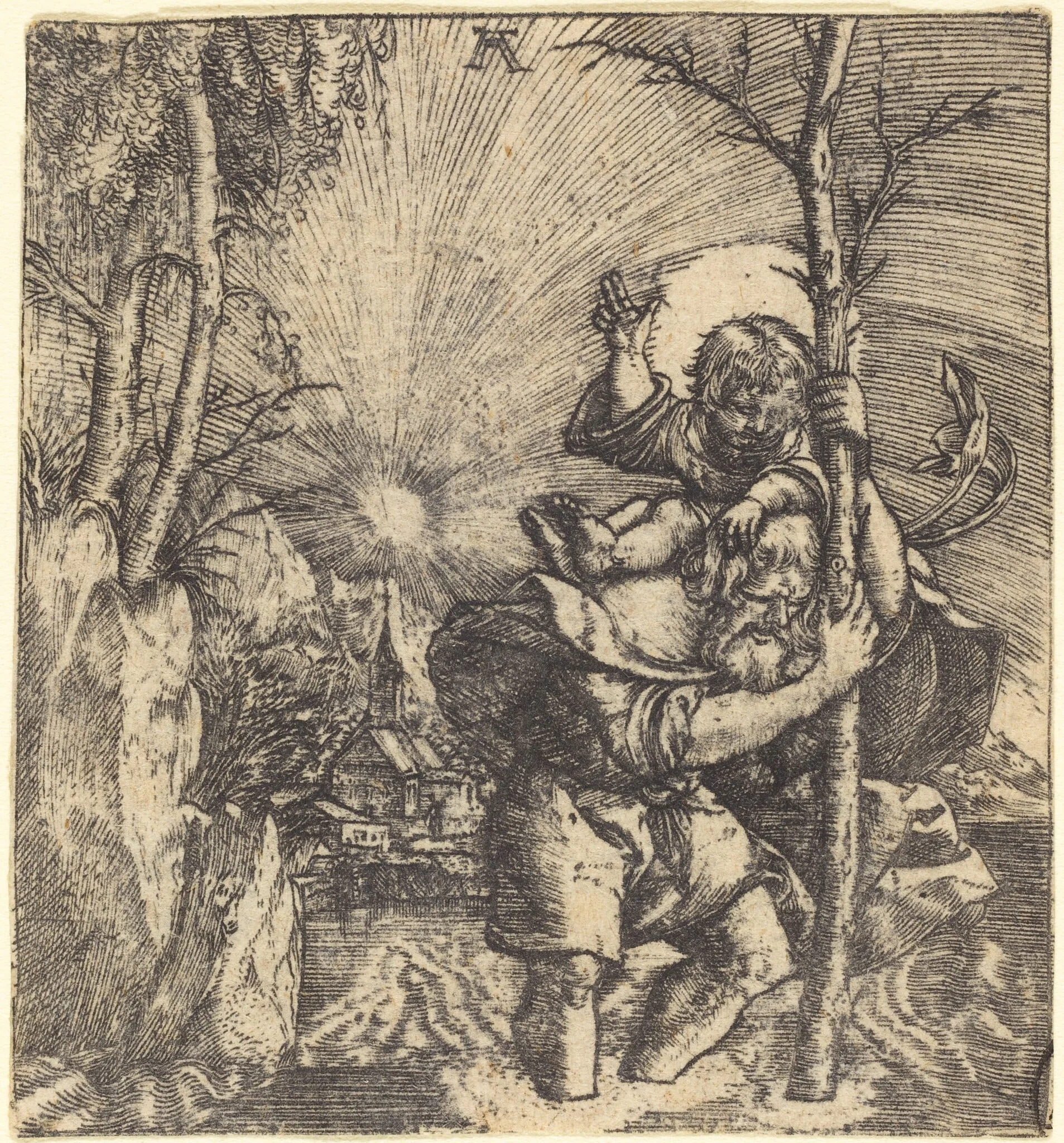 Saint Christopher, detail