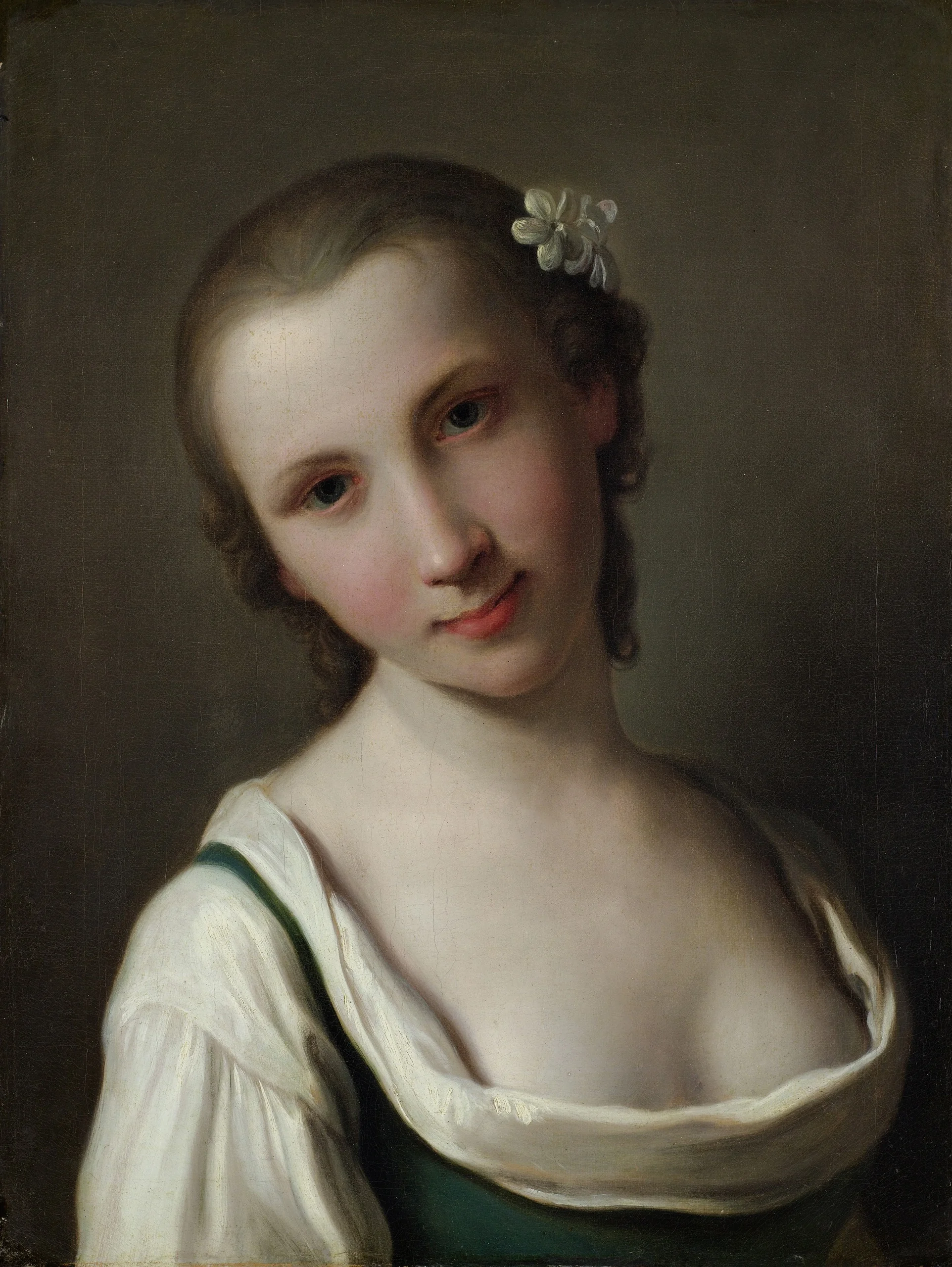 A young Woman, detail