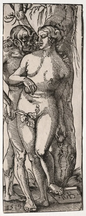 Adam and Eve, detail