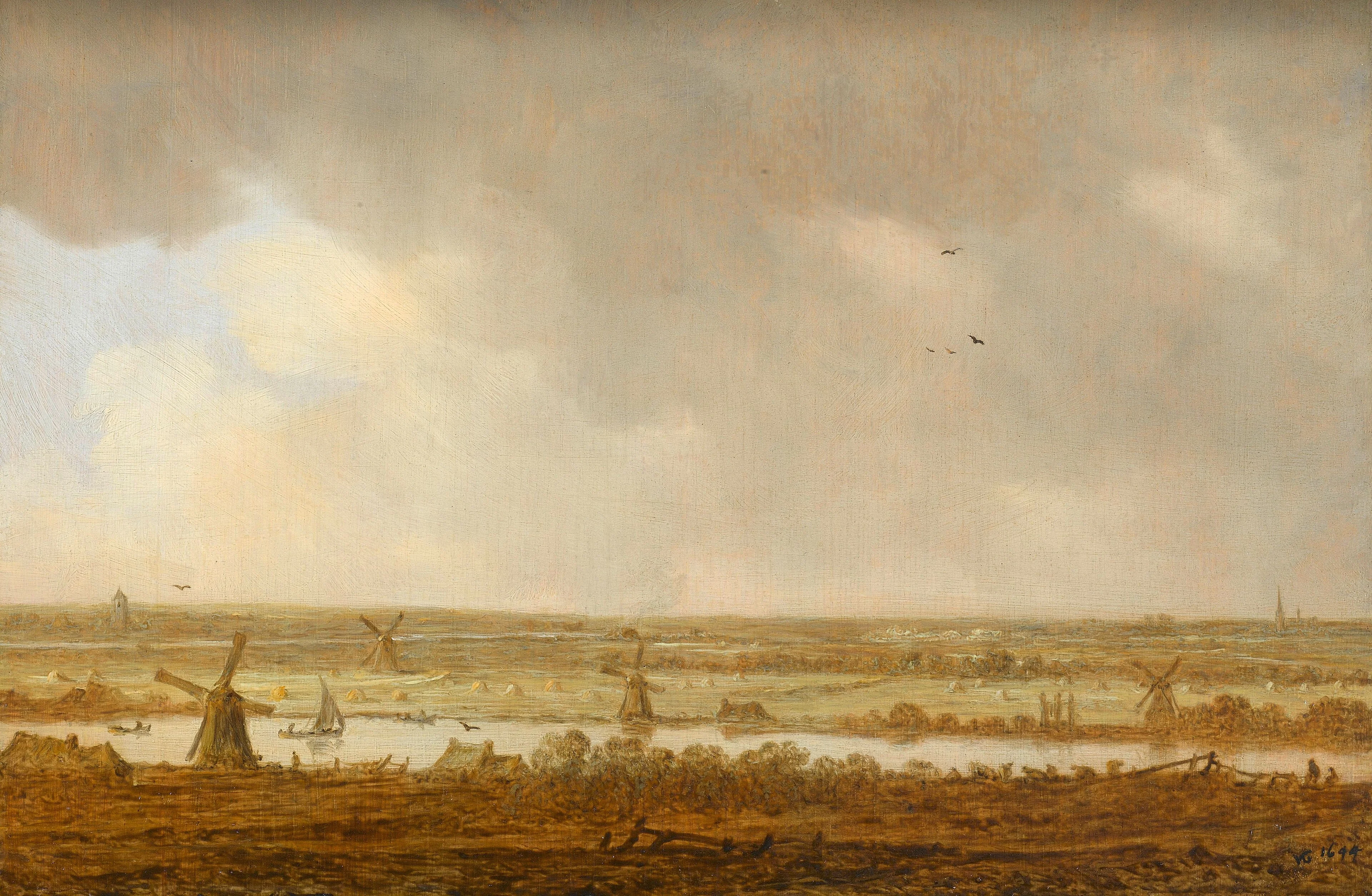 Polder landscape, detail