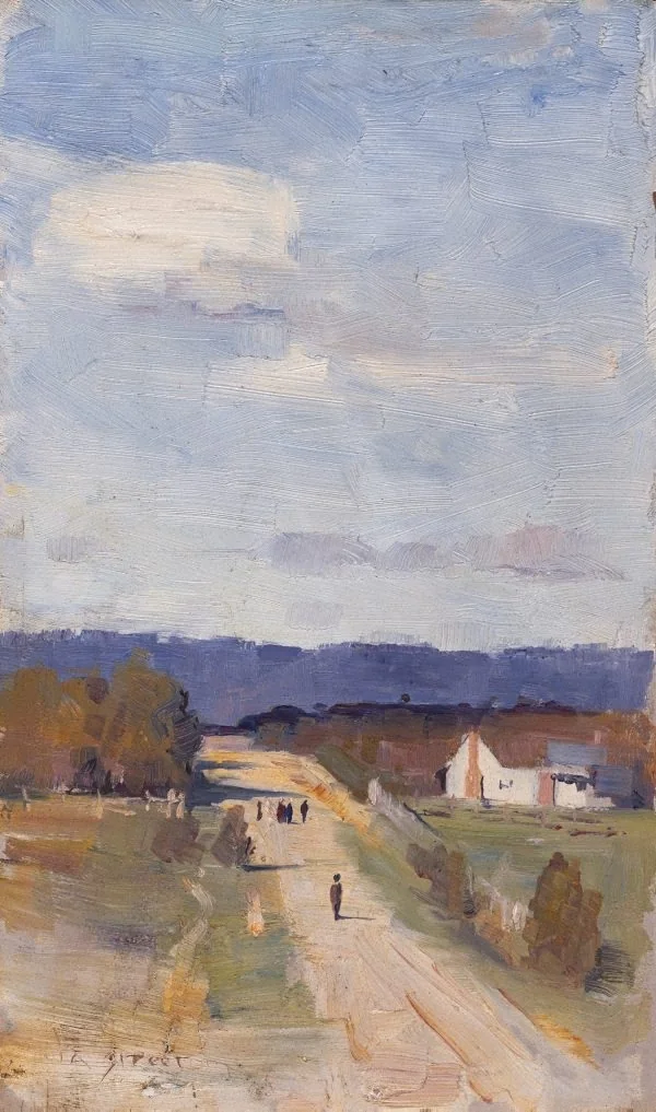A road to the ranges, detail