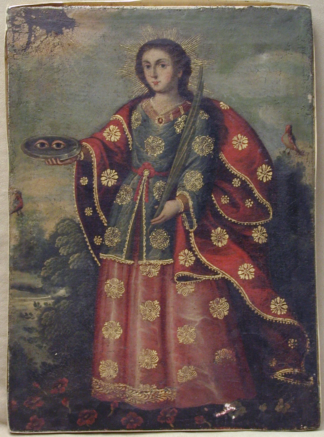 Saint Lucy, detail