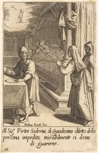 Pietro Soderini, by Jacques Callot, ink, 1619
