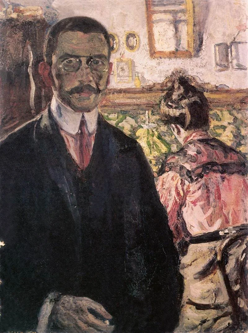 Self-portrait, detail