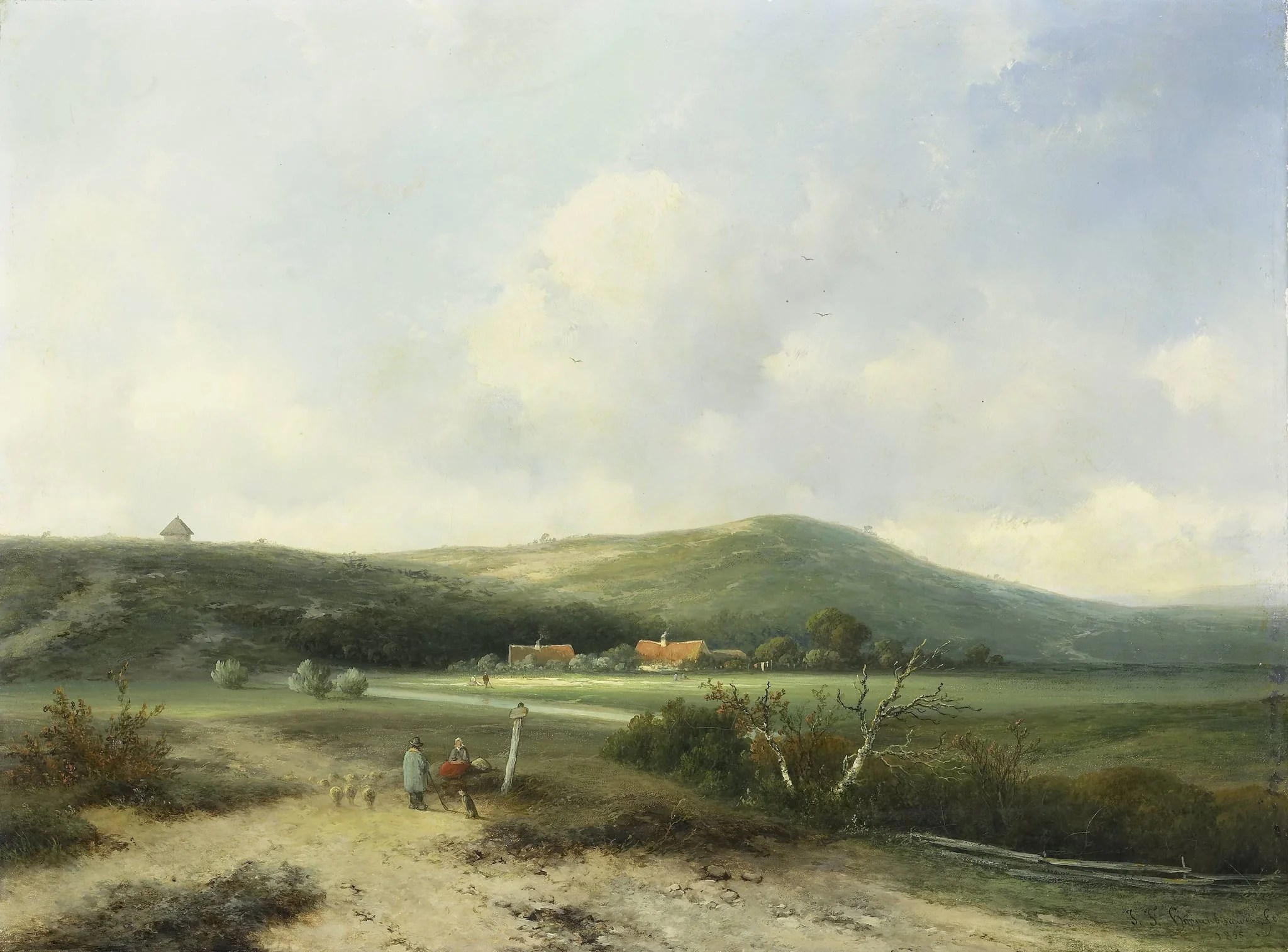 View in the Dunes, detail