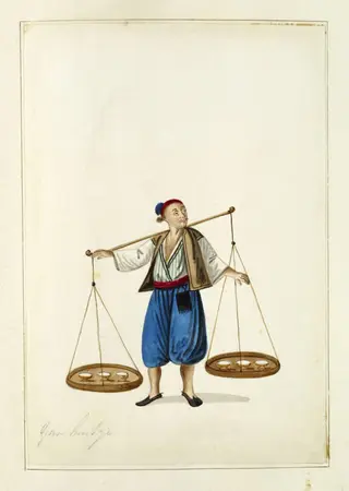 Yar hudgi, by Charles Frederick Brockdorff, watercolor, 1832
