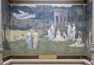 Le Bois sacré cher aux arts et aux Muses, by Pierre Puvis de Chavannes, oil, 1892