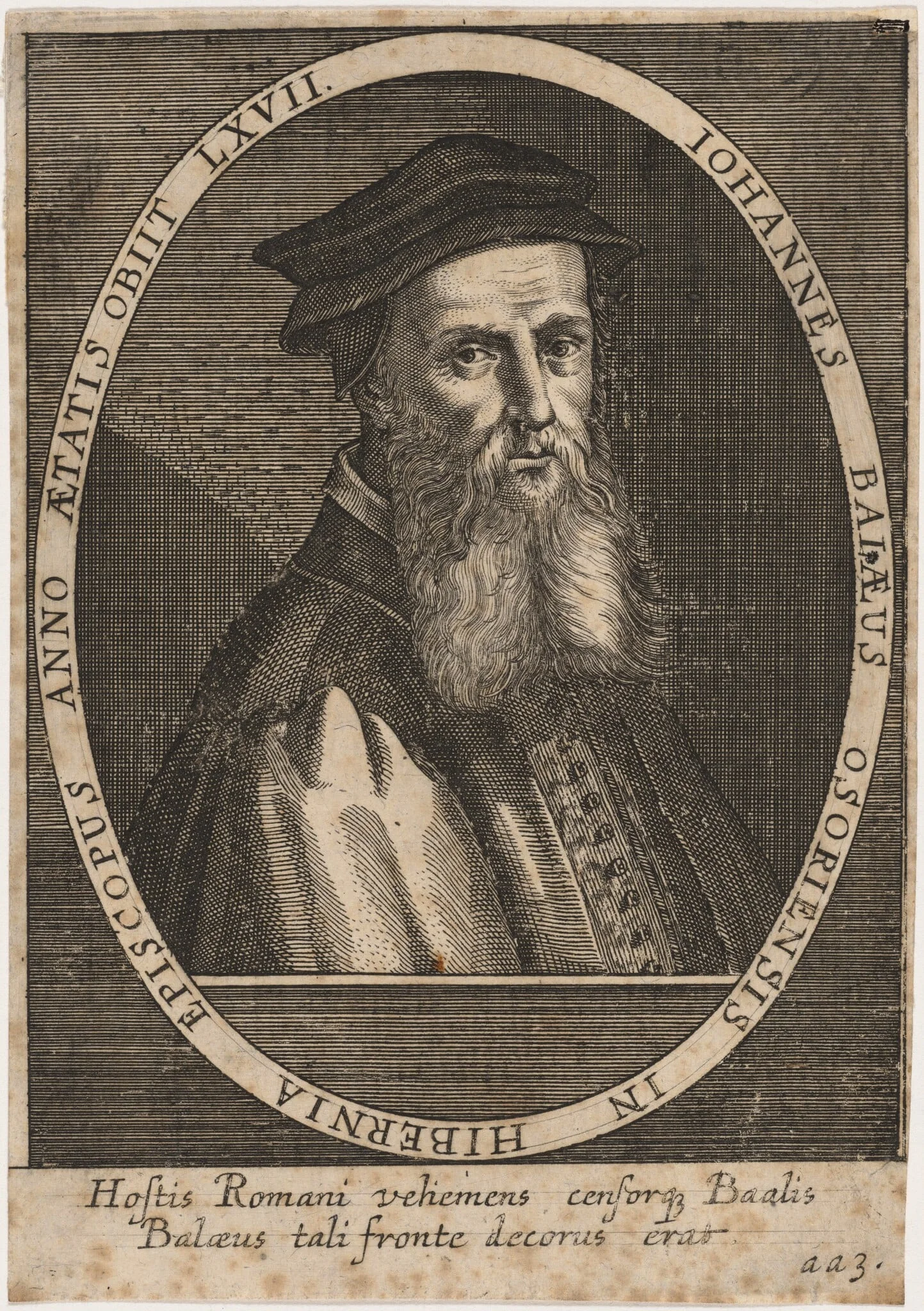 John Bale, Bishop of Ossory, detail