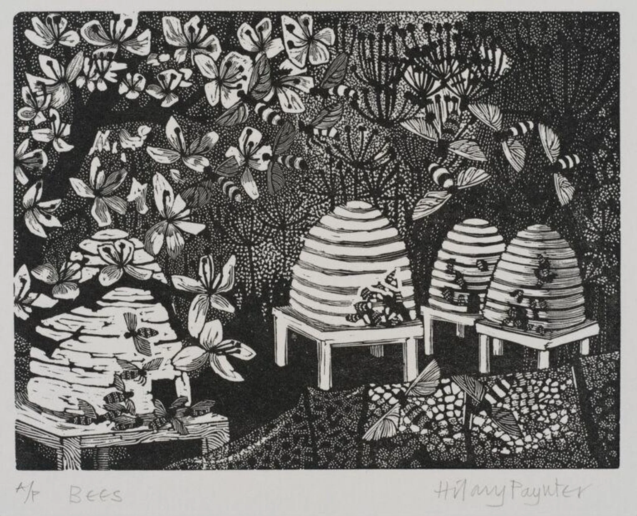 Bees, detail