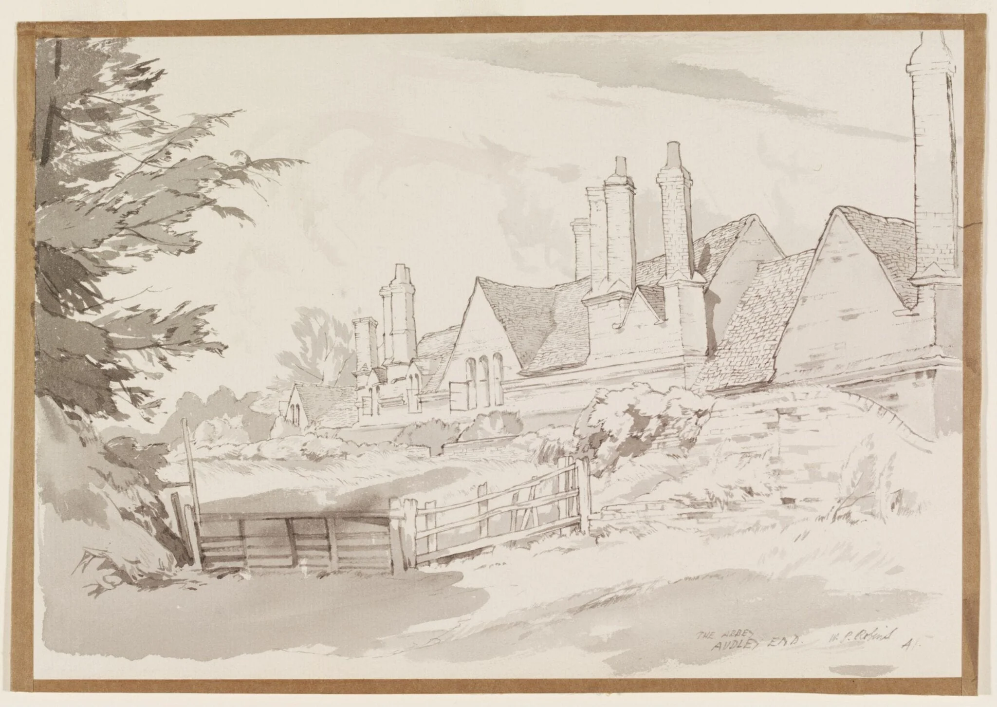 The Abbey, Audley End, detail