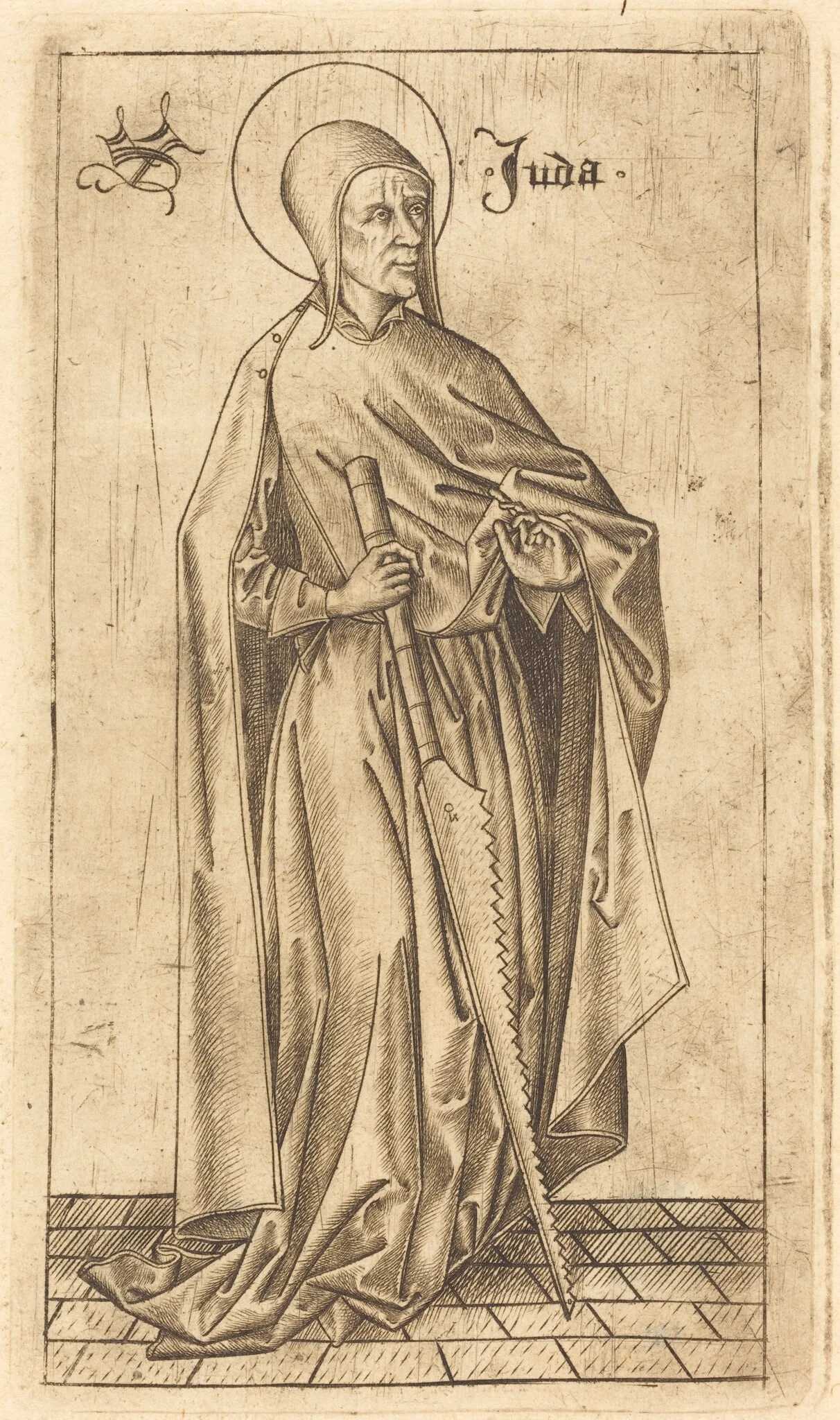 Saint Simon Zelotes (?) or Saint Judas Thaddeus (?), detail