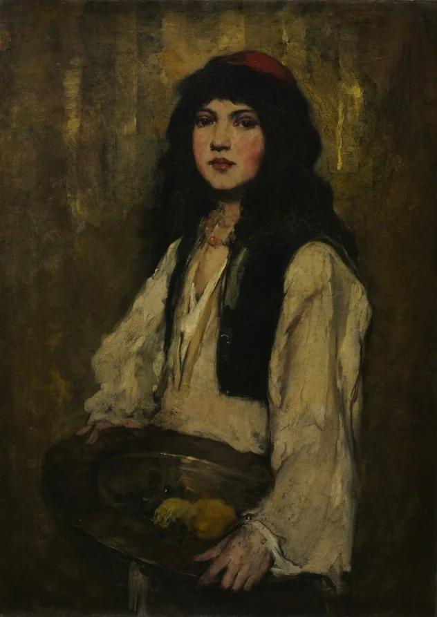 The Venetian Girl, detail