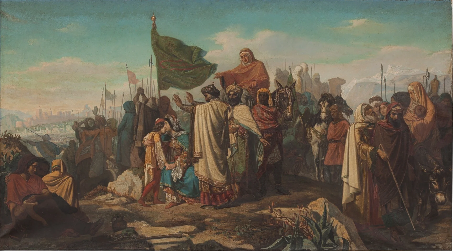 The sigh of the Moor, detail