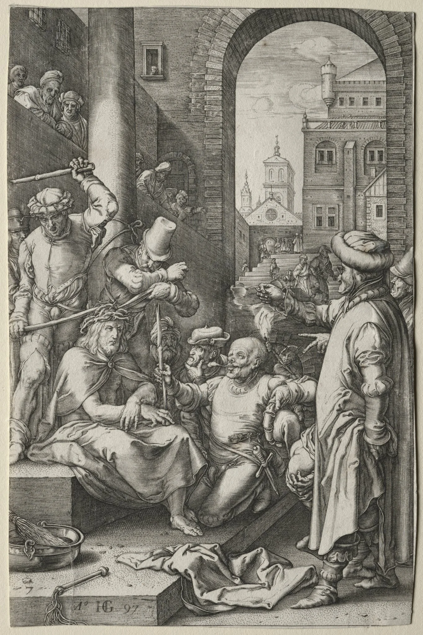 The Passion: The Crowning with Thorns, detail