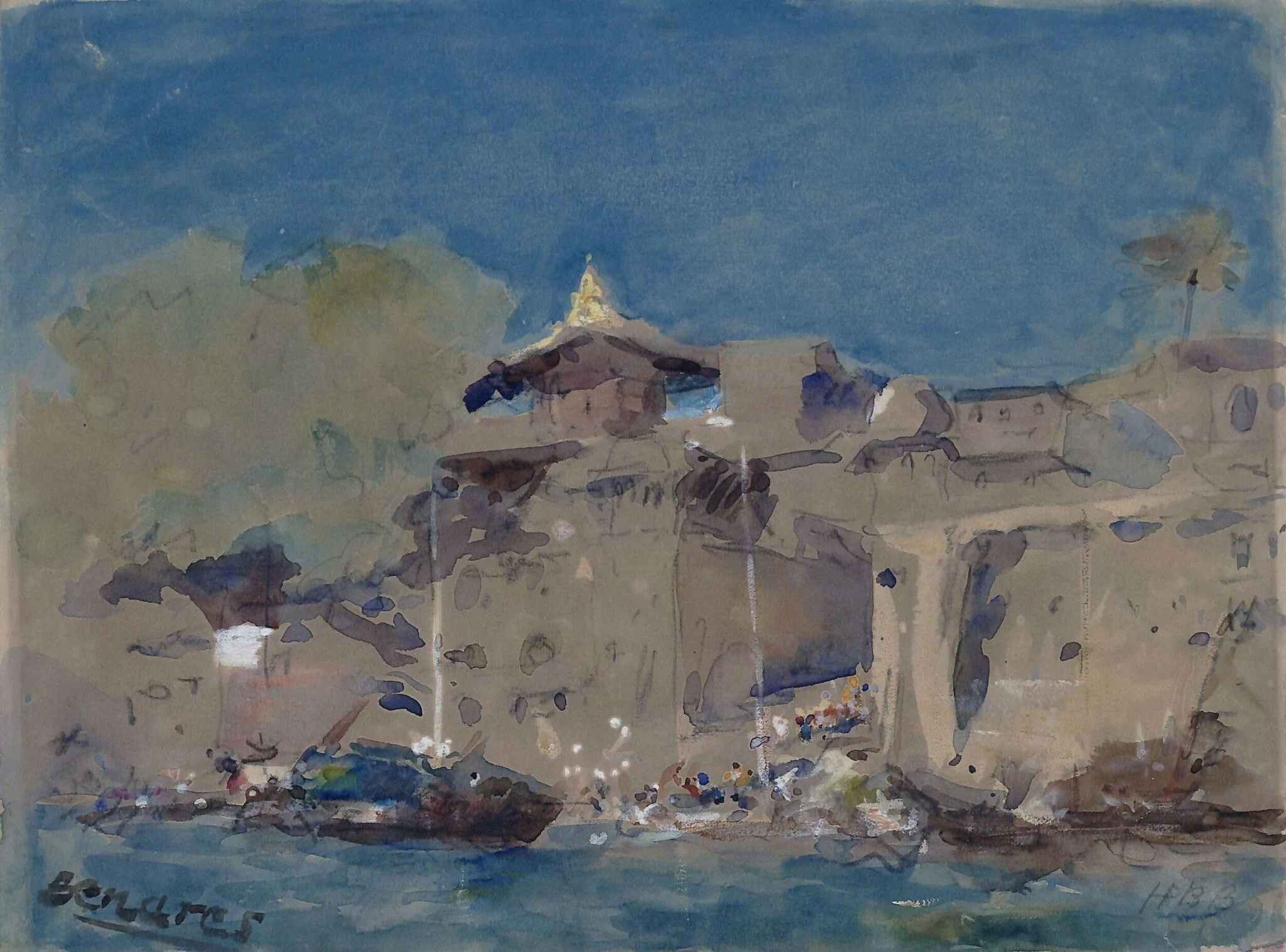 Benares, detail