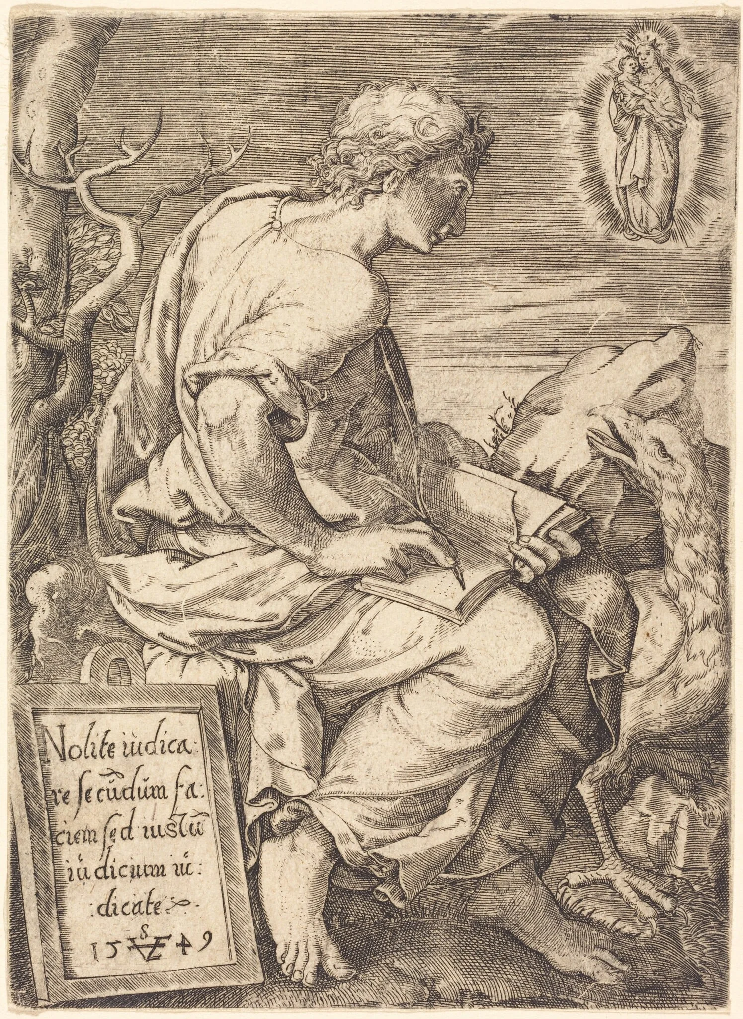 Saint John, detail