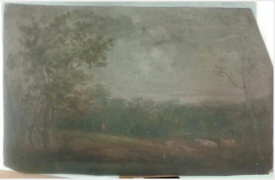 Figures on a Hill, detail