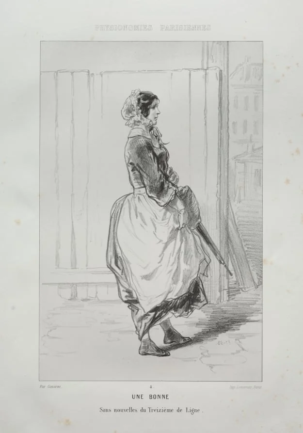 Une Bonne, detail