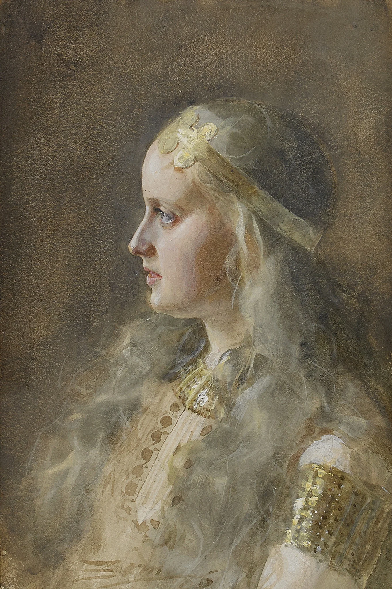 Gunnlöd, detail