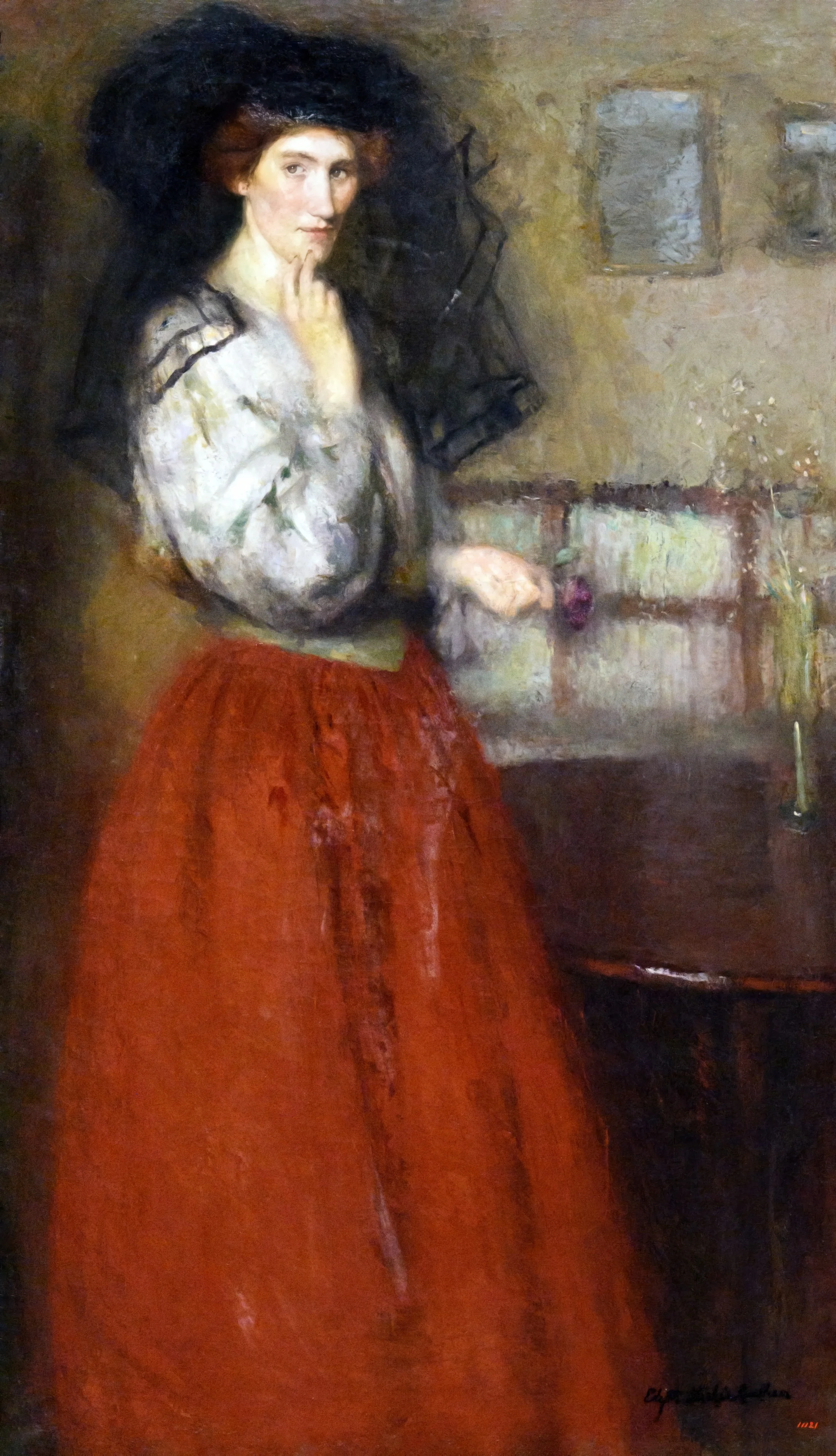 The Black Veil, detail