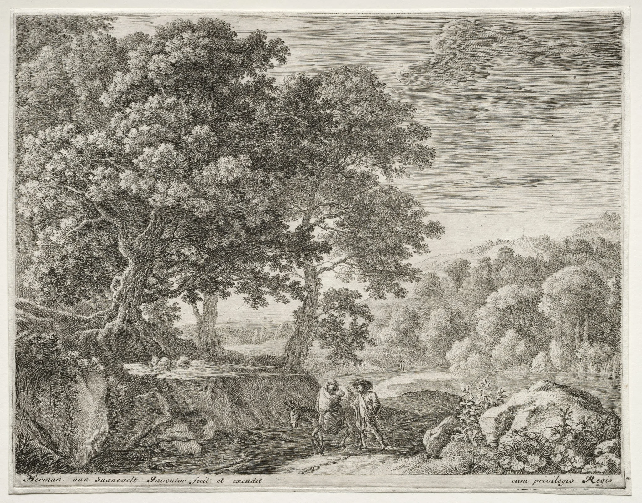 The Flight into Egypt, detail