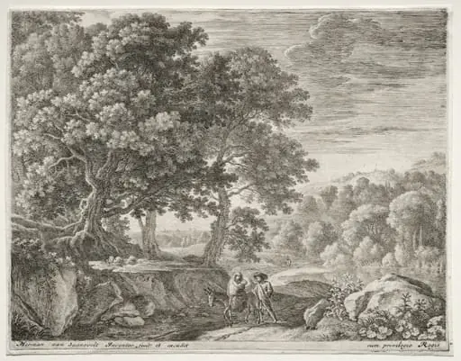 The Flight into Egypt, by Herman van Swanevelt, 1653