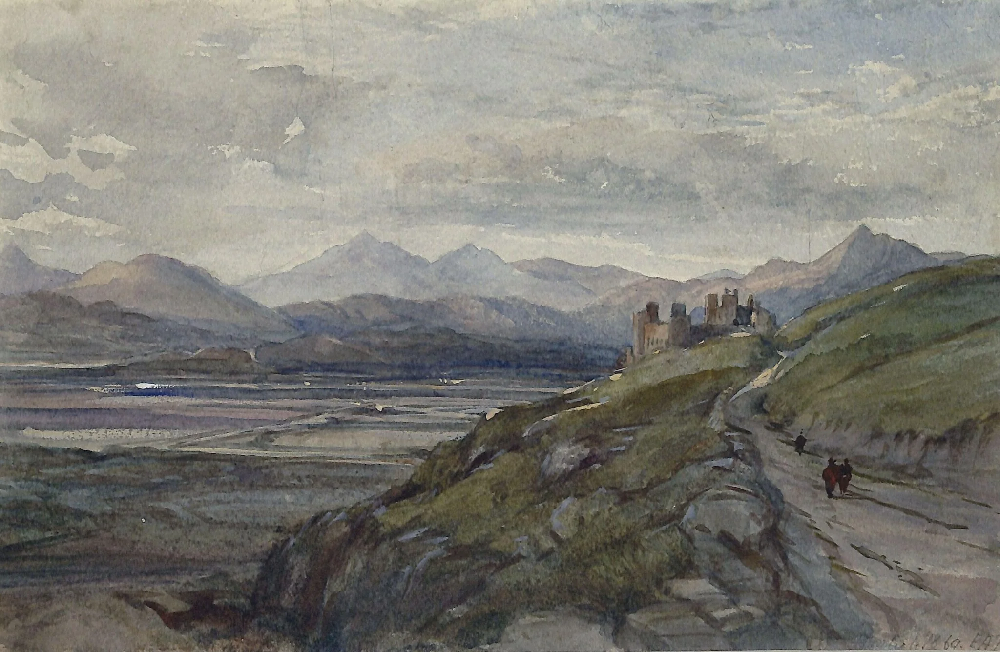Harlech Castle, detail