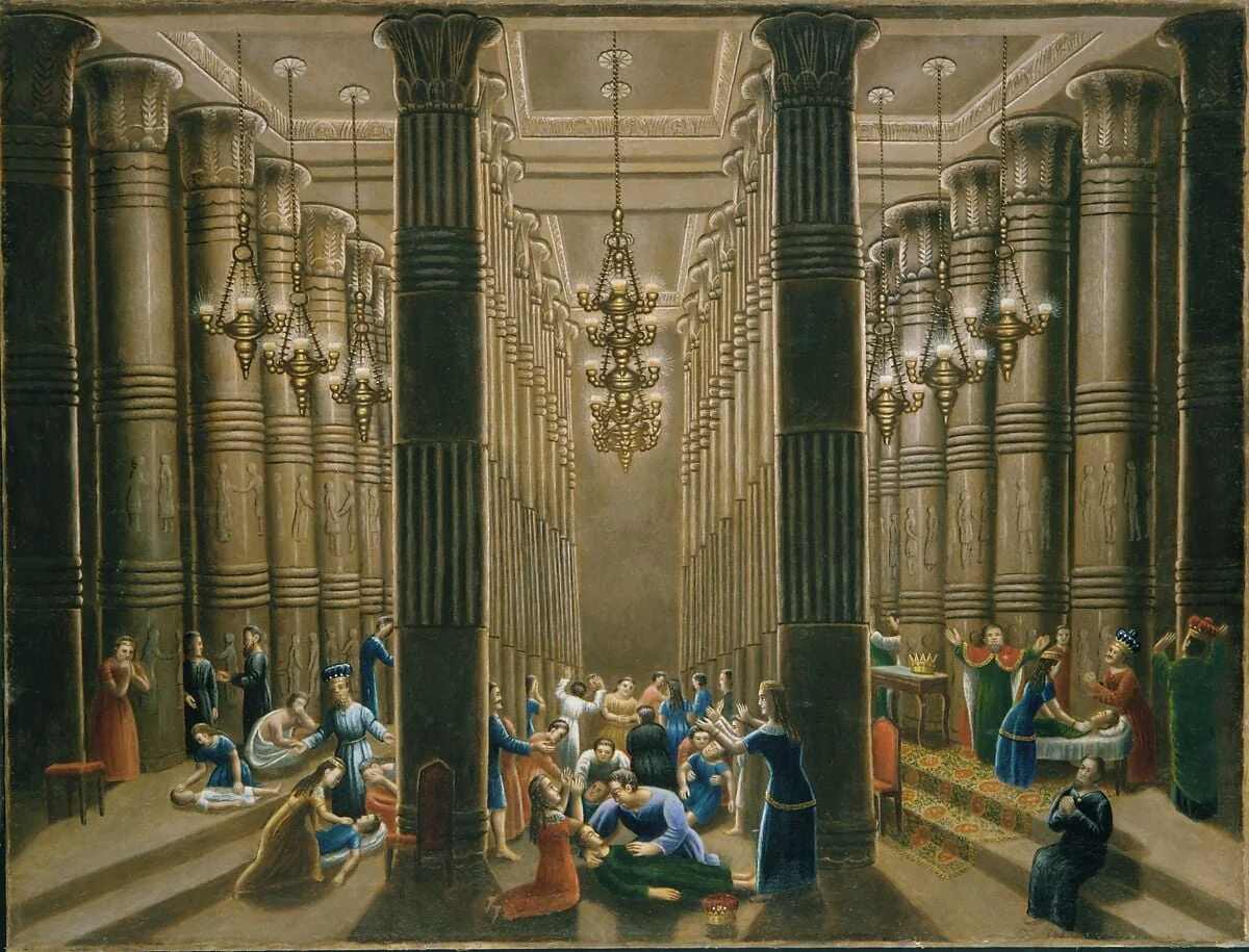 The Death of the First Born, detail