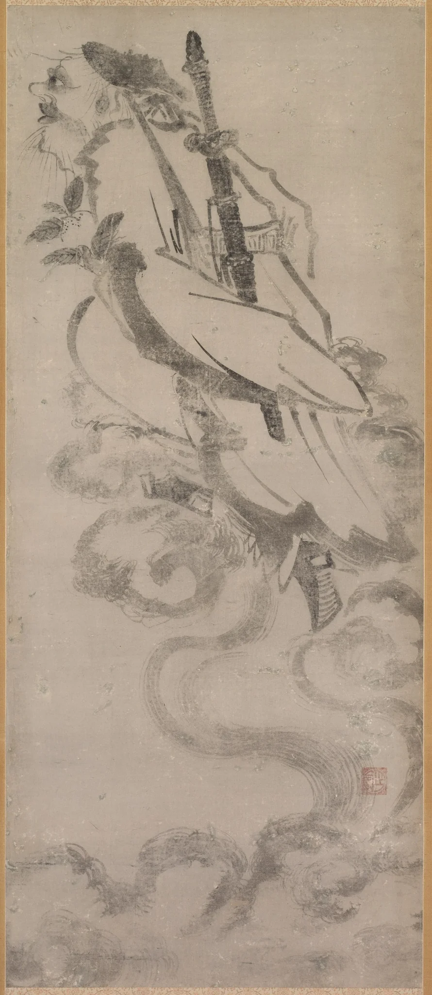 The Ascending Daoist Immortal, detail