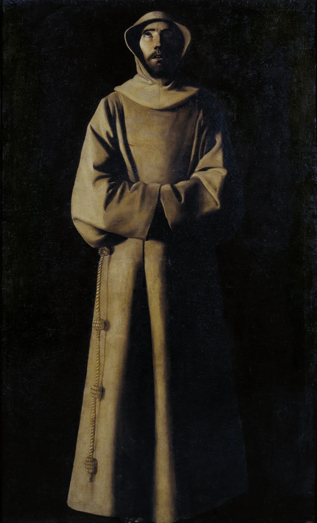 Saint Francis of Assisi according to Pope Nicholas V's Vision, by Francisco de Zurbarán, oil, 1640